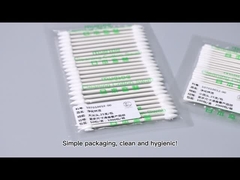 أعواد قطنية طويلة مدببة من غرفة الأبحاث